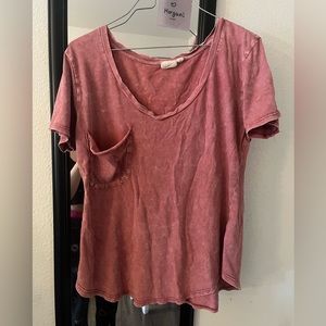 Pink Buckle Shirt - Size Medium